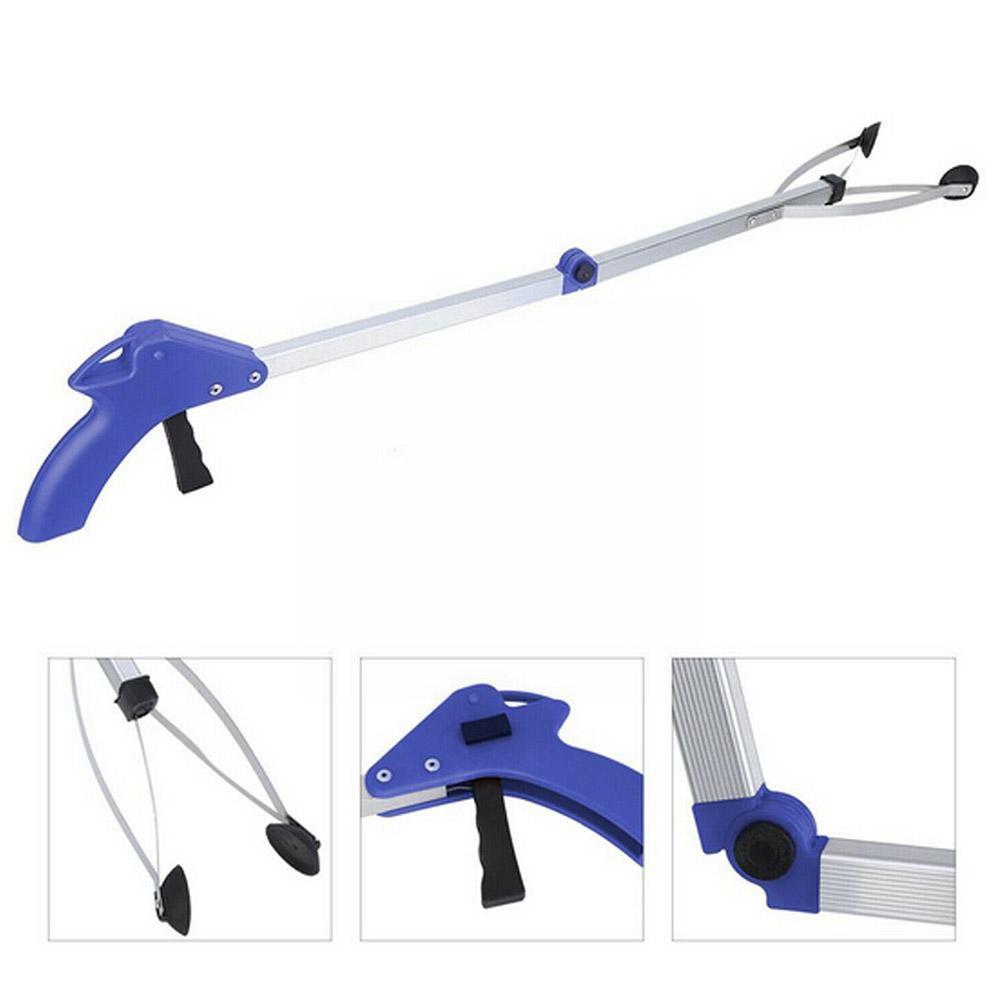 82cm Foldable Garbage Pick Up Tool Grabber Reacher Extend Up Reacher TOOL Reach Grab Folding Stick Pick Extend Grabber Reac H5C8