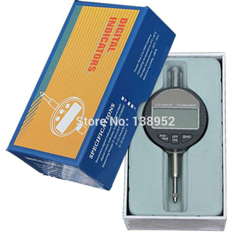 0-25.4mm Electronic Digital Dial Indicator 0-12.7mm/0.5&#39;&#39; 0.01mm With Magnetic Base stand Holder Gauge Caliper Measuring Tools