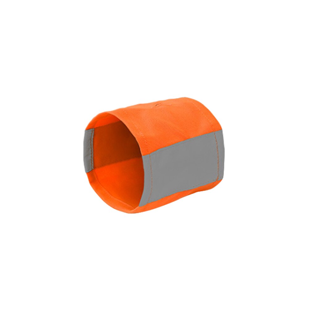 Pet Dog Neckerchief Triangular Bandage Safety Reflecting Pet Neckerchief Scarf Safety Walking Pet Accessories Supplies: Orange / M