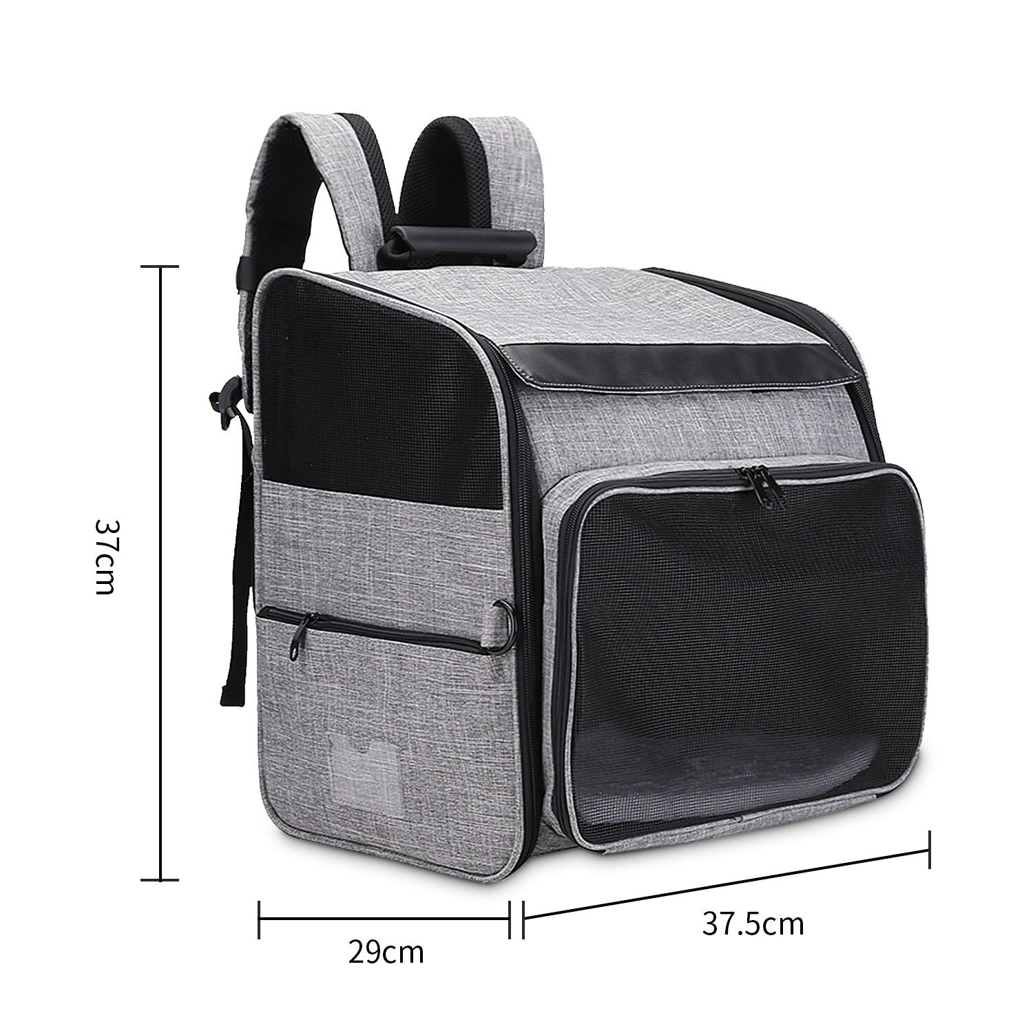 Luxury Expandable Cat Carrier Backpack Portable Small Pet Carrier Airline Approved Breathable Mesh Cat Backpack Carrier Foldable: Oversized Backpack