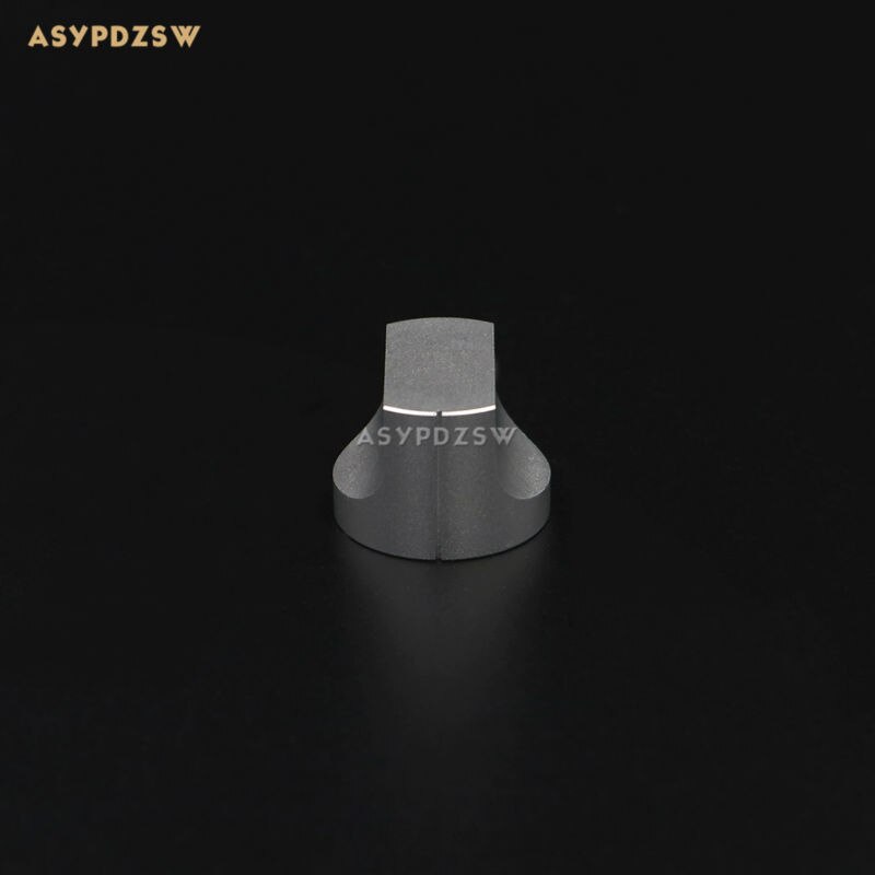 1 PCS Duckbill silver 20*15 Full aluminum amplifier solid knob Volume potentiometer knob