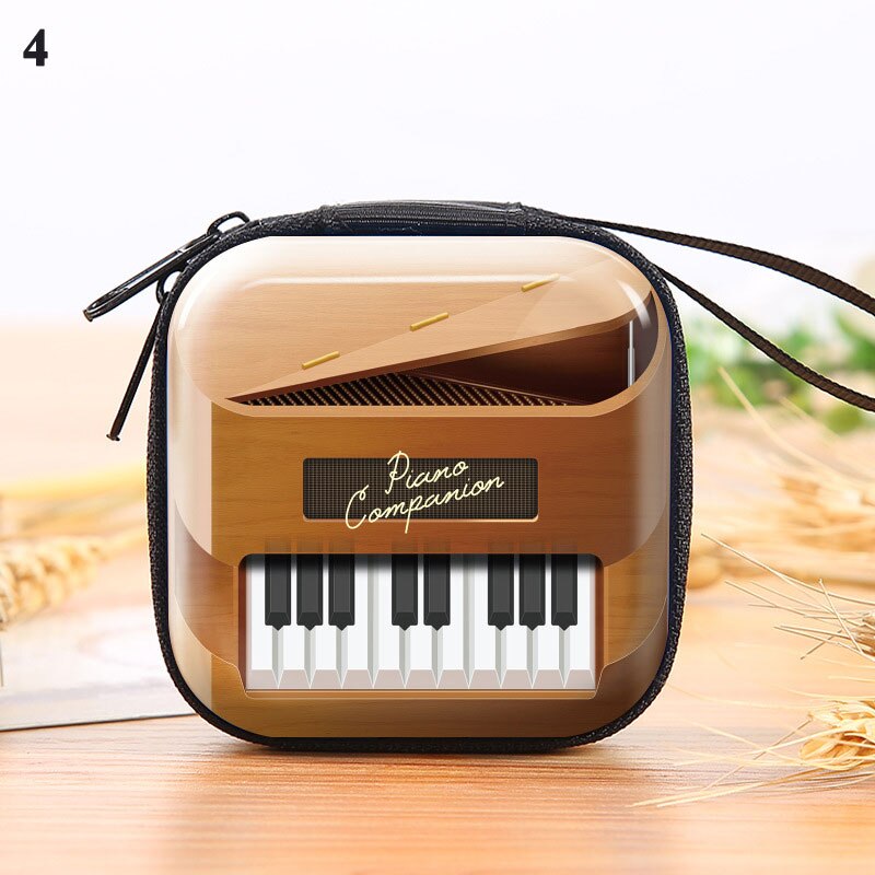 Tinplate Coin Purse Earphone Storage Bag Retro Record Tape Coin Purse Key Coin Coin Bag Coin Purse: 4