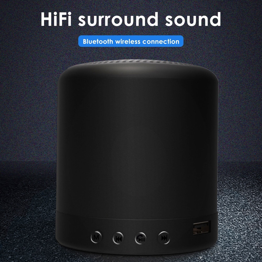 Portable Mini Wireless Bluetooth Hands-free USB TF AUX FM Speaker Music Player Macaron Mini Bluetooth Speaker