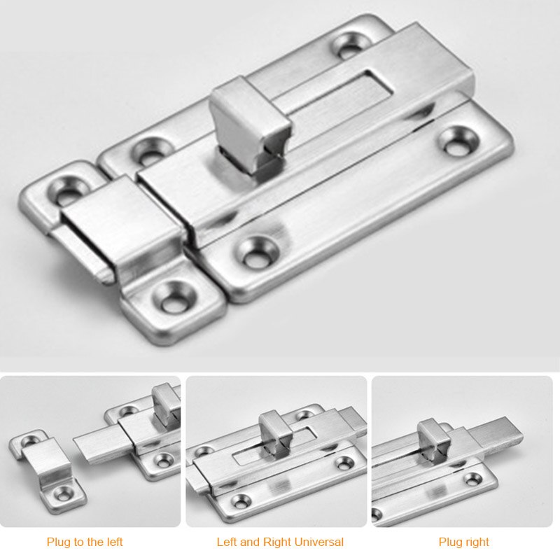 Stainless Steel Door Bolts Latch Sliding Door Lock Slide Bolts for Internal Doors TSH Shop