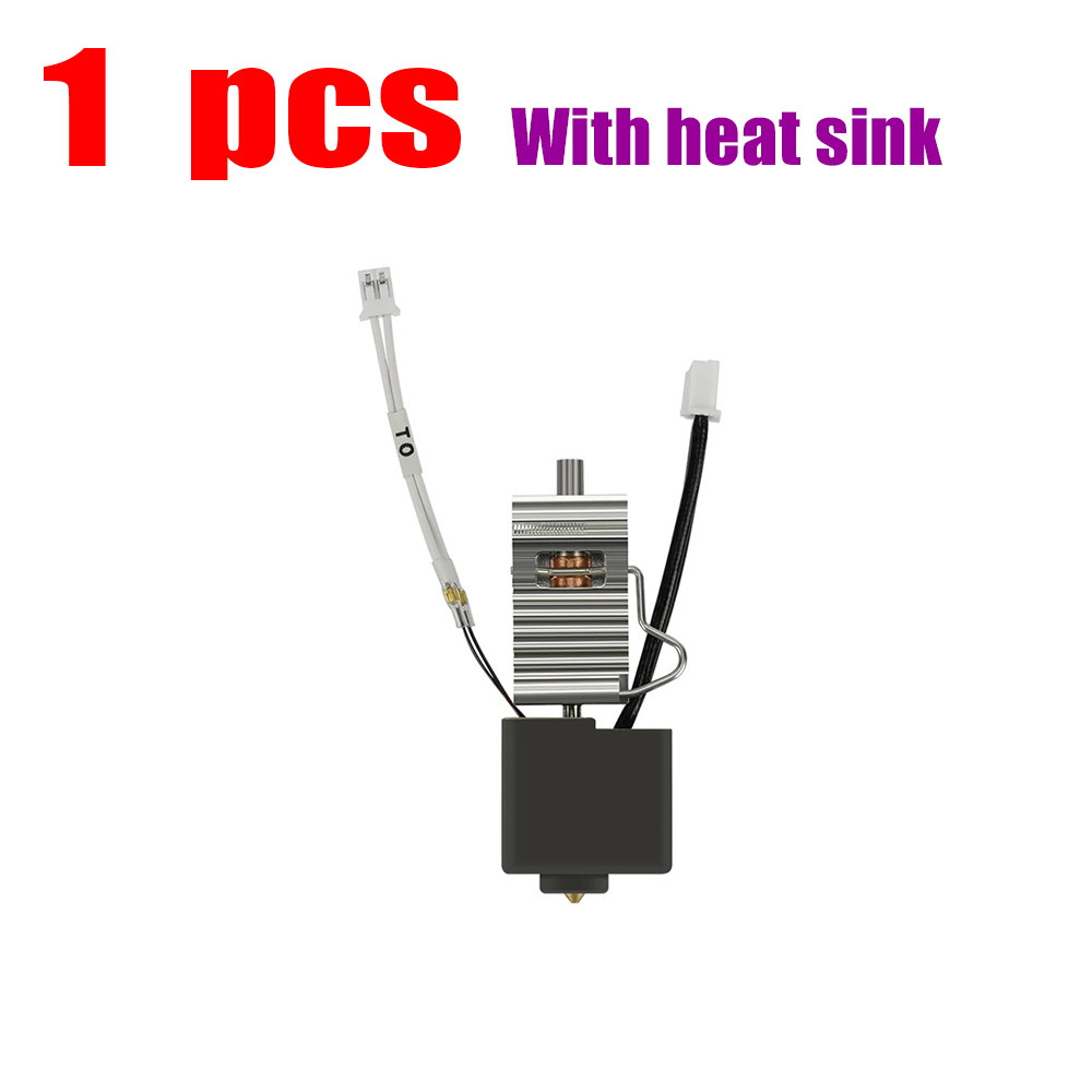 For Anycubic Kobra 3 Hotend Kit Thermistor Heating Tube 24v 50w Heater Block for Anycubic Kobra3 Combo Print Head End: green