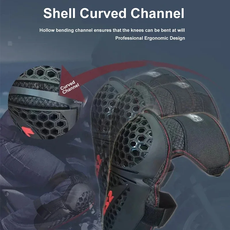 LS2 motorfiets elleboog kniebeschermers motorcross kniebrace mesh motorfiets elleboogbeschermer sport kniebeschermers kruisbeschermingen kniebeschermers