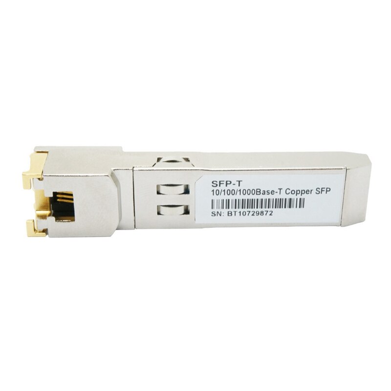 Gigabit RJ45 Sfp Module 10/100/1000Mbps Sfp Koper RJ45 Sfp Transceiver Gigabit Ethernet Switch