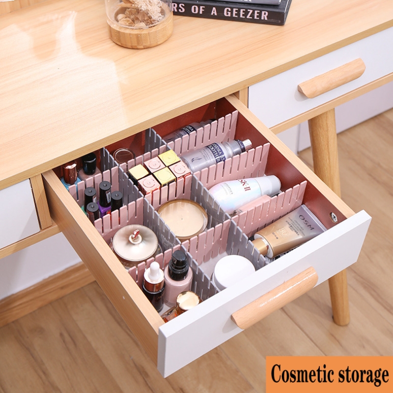 Armoire de Rangement Domestique Ajustable, Synchronisation Rose, Sous-Vêtements, Chaussettes, 4 Pièces