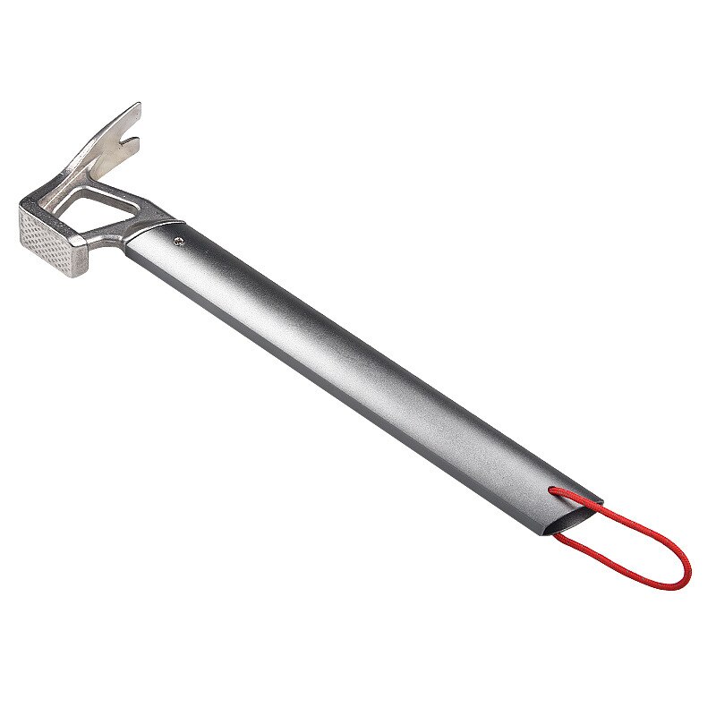 Martillo para tienda de campaña al aire libre, alpinismo, senderismo, tirador de clavos de acero inoxidable: Default Title