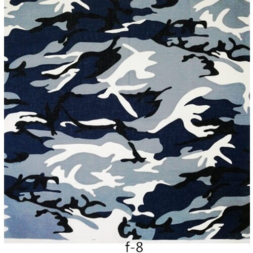 Camouflage Bandanas Cotton Headwear Women Scarves Headband Men Camping Mask Gaiters Braga Cuello Hiking Scarves: f-8
