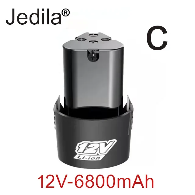 12V, 6800 MAH, Large Capacity Rechargeable lithium ion Battery General Small Electric tools, electric Drills, Screwdrivers: Yellow