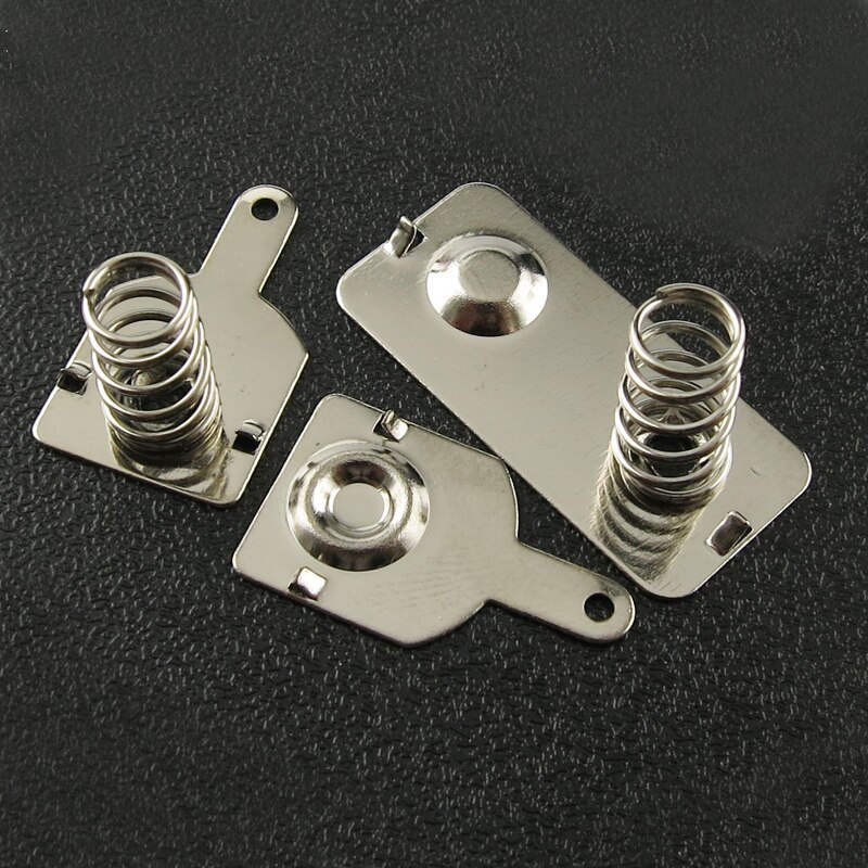 No. 5 battery box spring sheet battery box accessories thickened metal battery sheet spot with hole 3 piece set