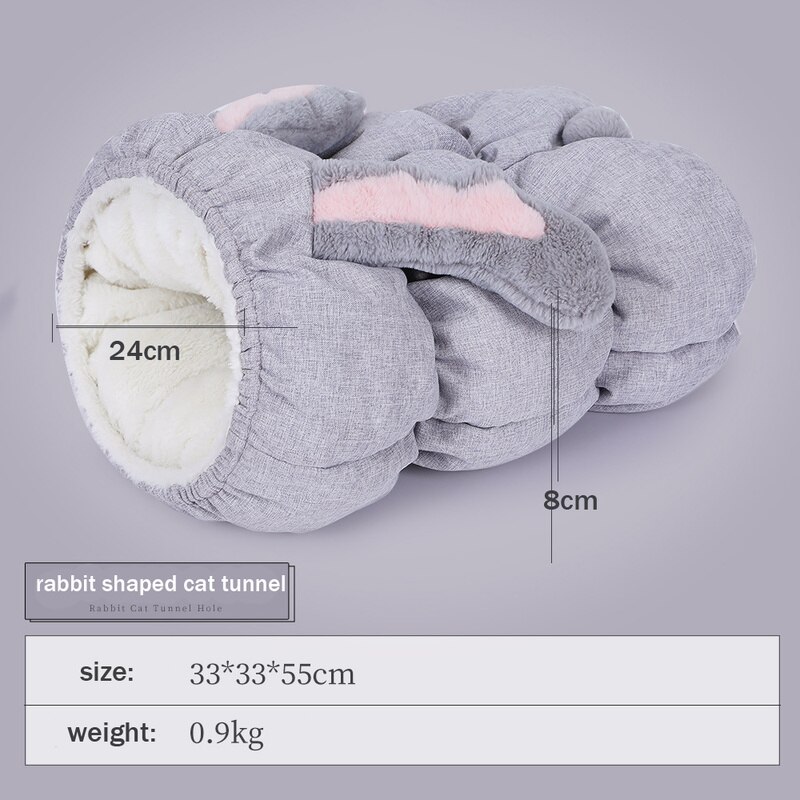 Caterpillar cat nest sleeping bag pet sleeping cat tunnel mat