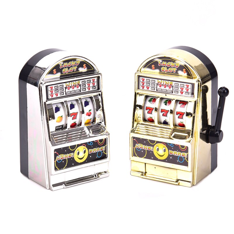 1pc Lucky Jackpot Mini Fruit Slot Machine Fun Birthday Kids Educational Toy 4.5cm*3.7cm*8cm