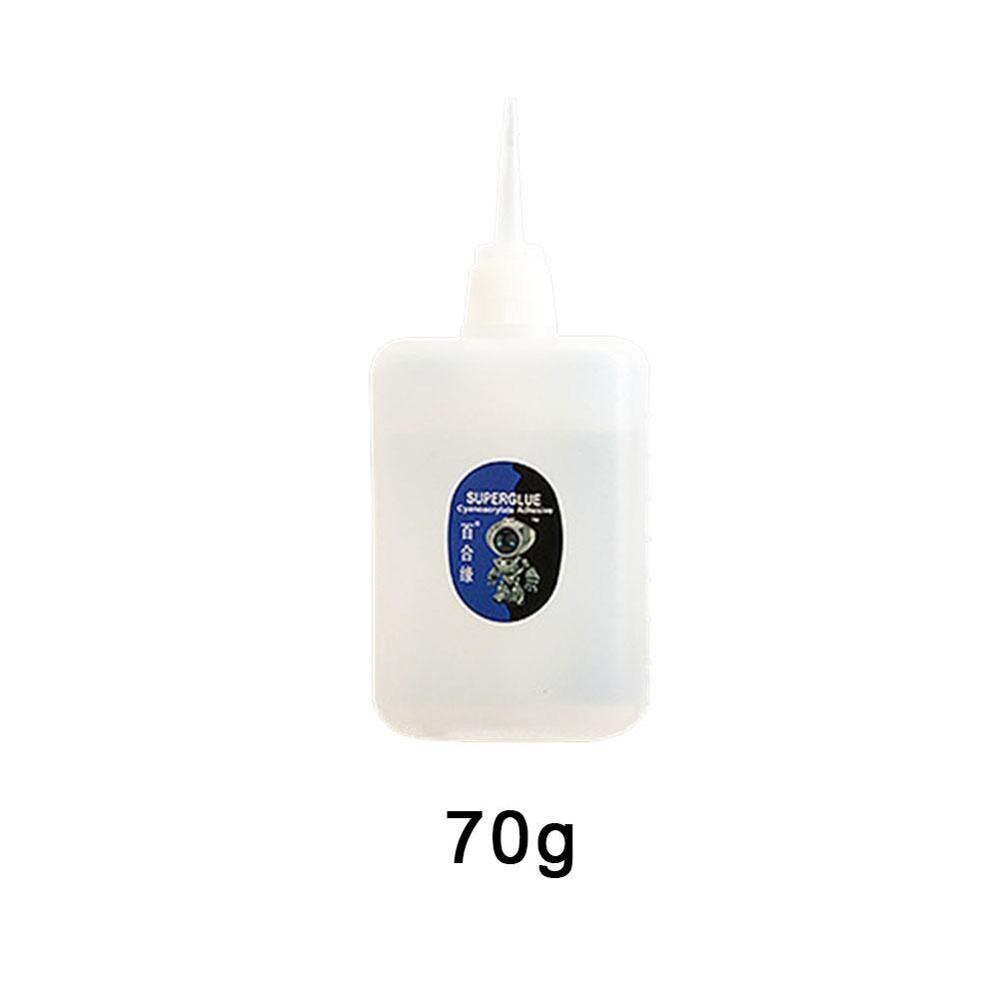 Colle forte 502, 25/30/50/70g, adhésif multifonctionnel à séchage rapide pour l'école et le bureau, fournitures de papeterie en plastique, verre et métal: 70g
