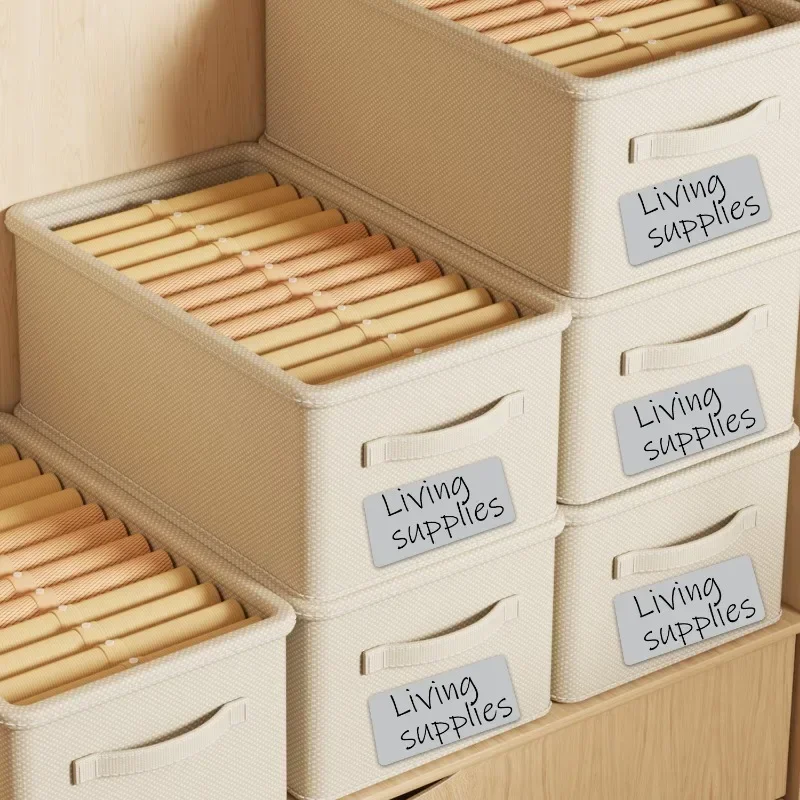 Waterproof Label Stickers Kitchen Spice Bottle Jars Classification Labels Home Office Self-adhesive Storage Stickers