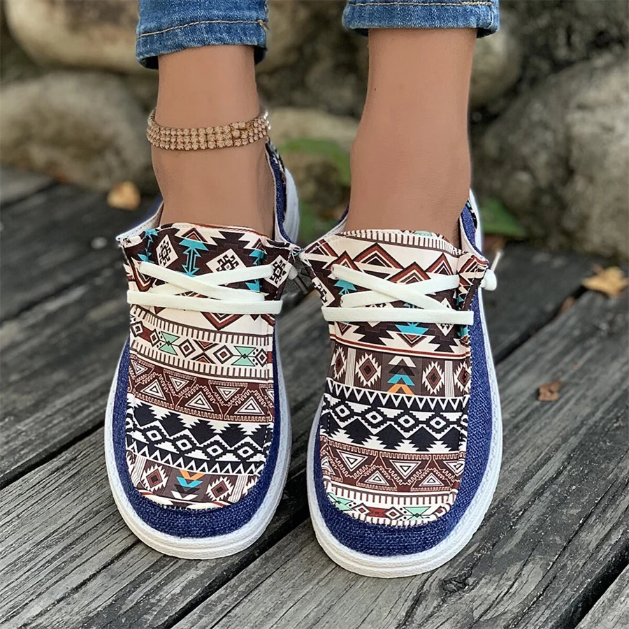 Lente En Herfst Mode Dames Ronde Neus Wandelschoenen Kleur Bijpassende Casual Comfortabele Ondiepe Mond Dikke Zool Sneaker: Blauw / 42