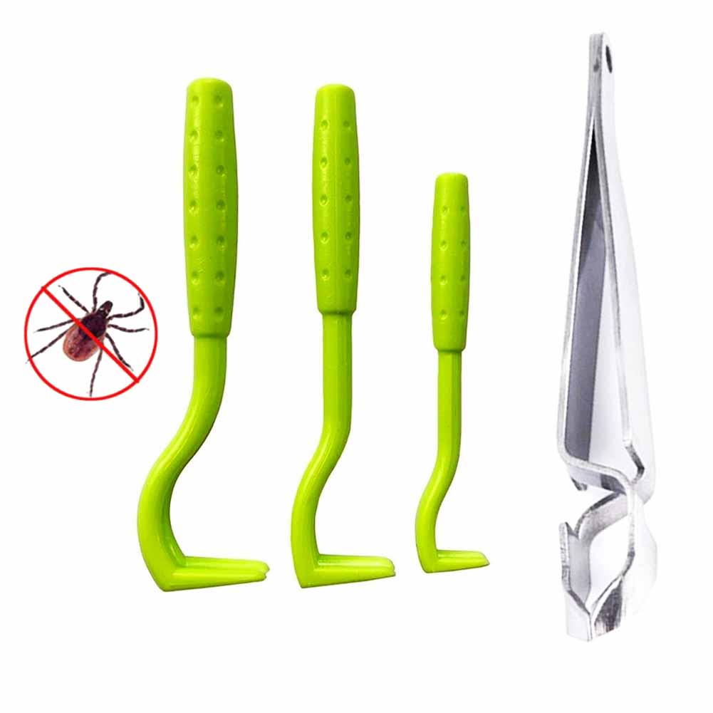 2022 Huisdier Vlo Remover Tool Luizen Krassen Haak Voor Hond Kat Grooming Accessaries Tick Picker Flea Removal Tool Pincet kam