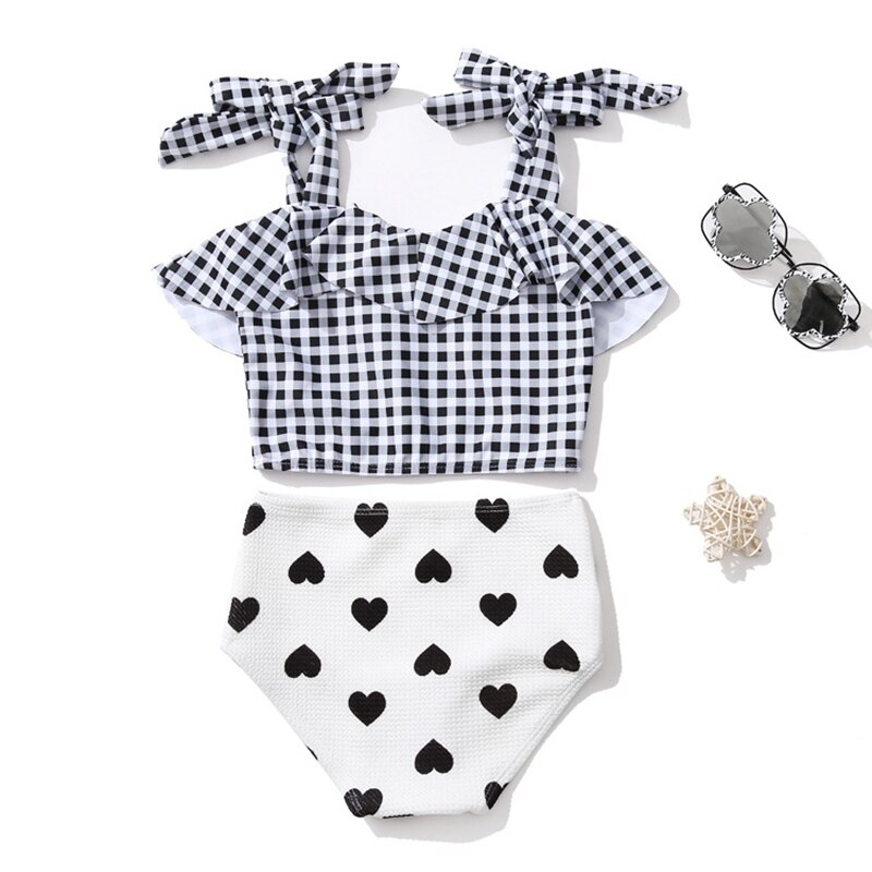 Niños traje de baño para niñas niños niña para niña Bikini traje de baño Niña Bikini niños traje de baño apto para nadar ropa de baño encantadora