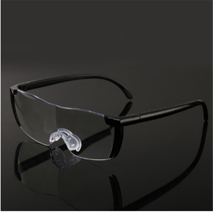 Glasses Magnifier 1.6 times Magnifying Glass Reading Glasses Big Vision 250% Magnification Presbyopic Glasses Reading Eyewear