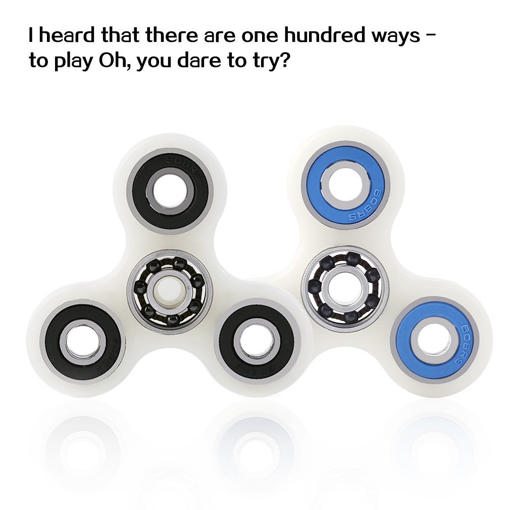 Complete set vingertop spiraal hand spinner vinger asgrauw lichtgevend aantrekkelijk schelp staal materiaal voor autisme