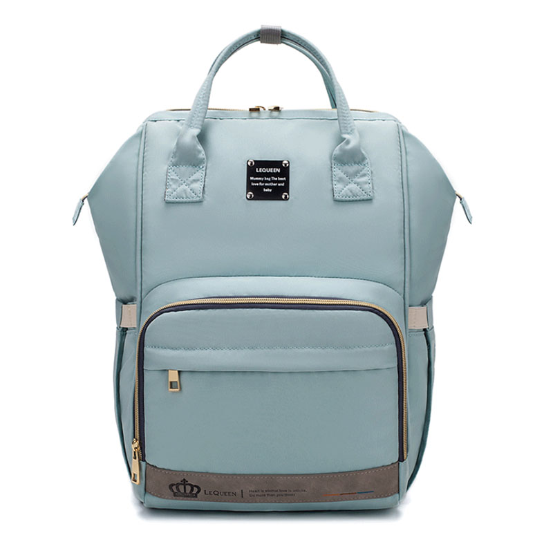 Lequeen-Bolsa de pañales para bebé, mochila de viaje, bolsa de lactancia, portátil, multicolor: type b