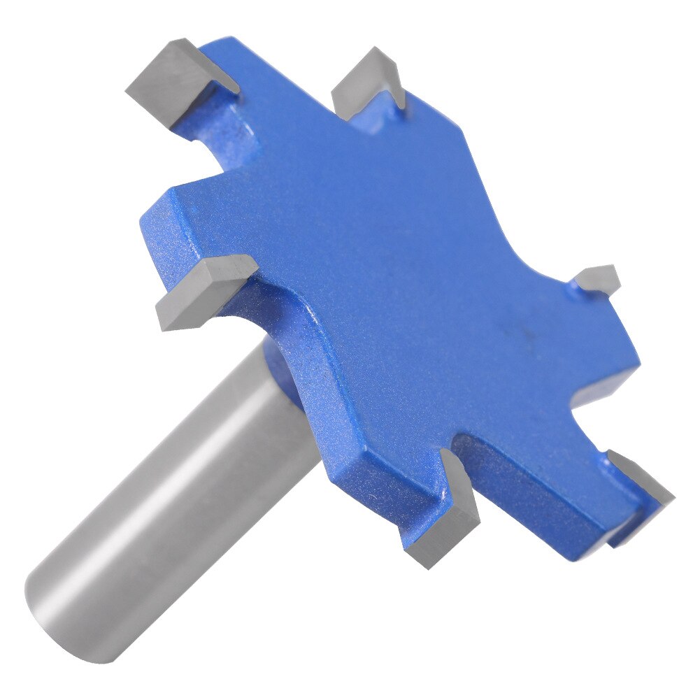 1 Pc 1/2 "Inch 12.7 Mm 12 Mm Schacht Frees 6 Rand T Type Steken Cutter Houtbewerking Tool frezen Voor Hout Houtbewerking