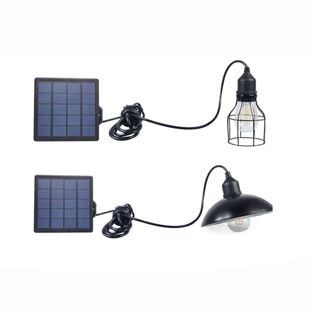 Tuin Solar Light Retro Lamp Kroonluchter Zonne-energie Hanglamp Met 16Ft Cord Solar Lamp Opknoping Voor Outdoor Cafe