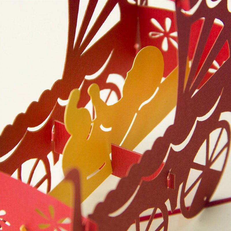 3D Up Invitation Greeting Card Birthday Valentines' Day Year Xmas U2JC