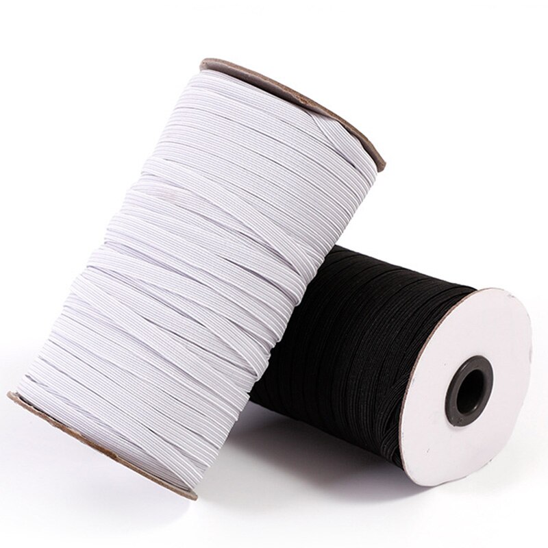 3mm flätad elastisk snöre tung stretchsträng bandrep 200 yard syspole för smyckestillverkning