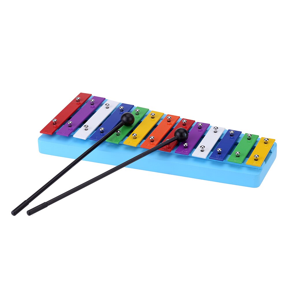 13 bar barnets glockenspiel xylofon fargerik note av pedagogisk slagverk instrument rytme leketøy for baby småbarn barn