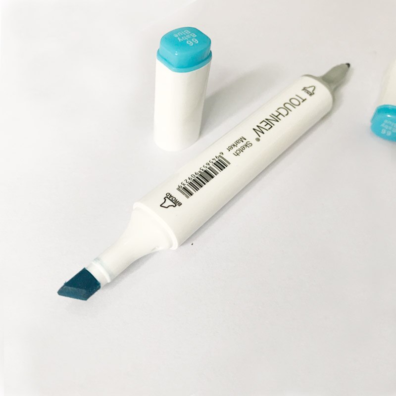 TOUCHNEW-Conjunto de rotuladores artísticos de doble punta, Set de 8 Uds. De rotuladores de doble punta a base de Alcohol para dibujo artístico y bocetos