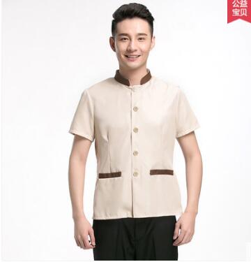 Woman Cleaner uniform Short sleeves Room Attendant PA uniforms Summer: green / XXXL