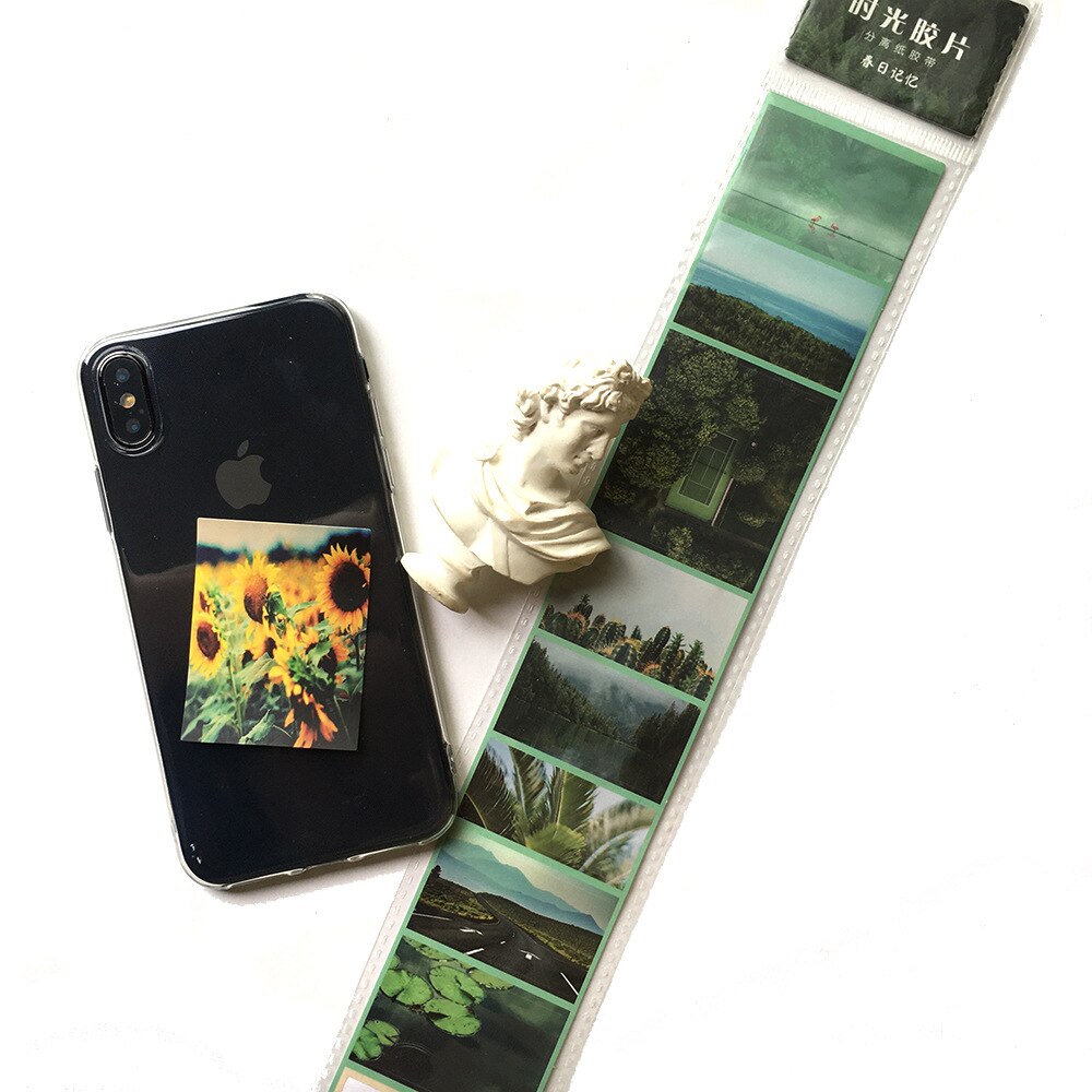 8Pcs/pack Time Fragment Series Journal Decorative Stickers Scrapbooking Stick Label Diary Stationery Album Film Stickers: 7