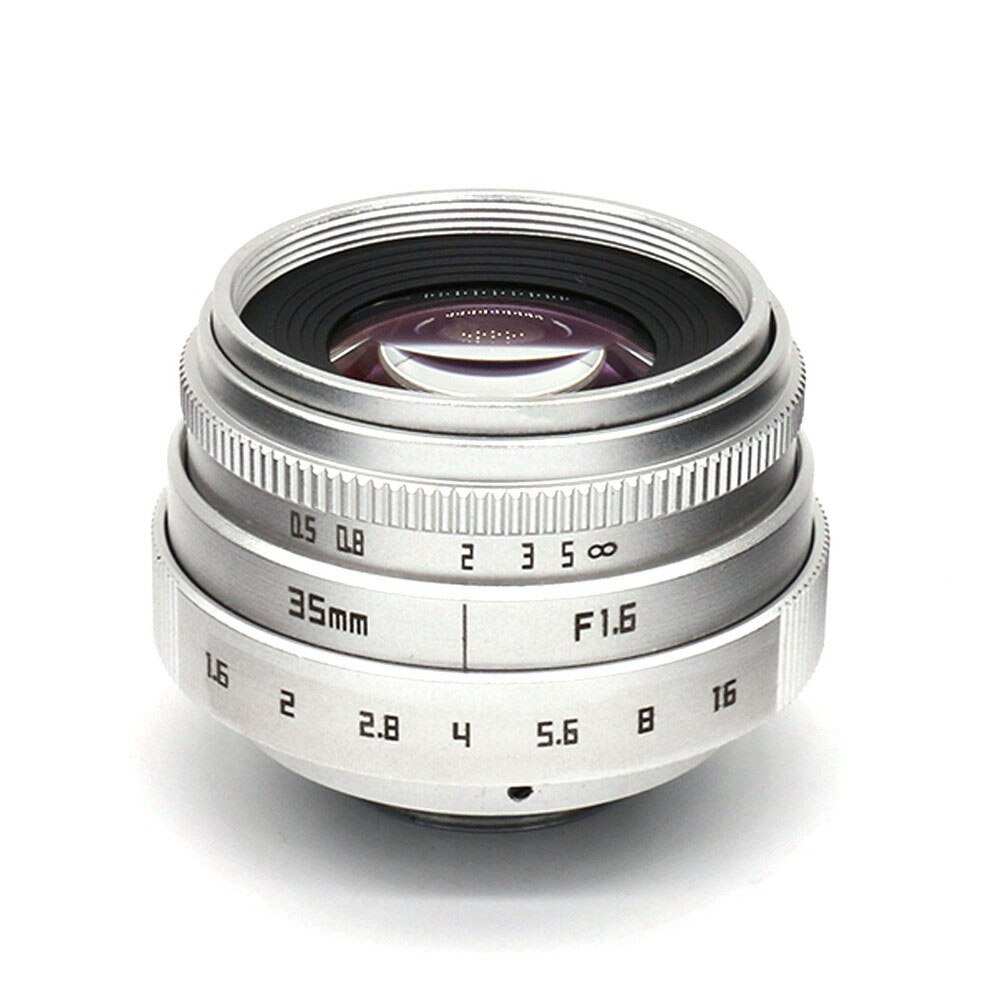 Lente da câmera da montagem de 35mm f1.6 c com anel adaptador para fujifilm X-E2 / X-E1 / X-Pro1 / X-M1 / X-A2 / X-A1 / X-T1