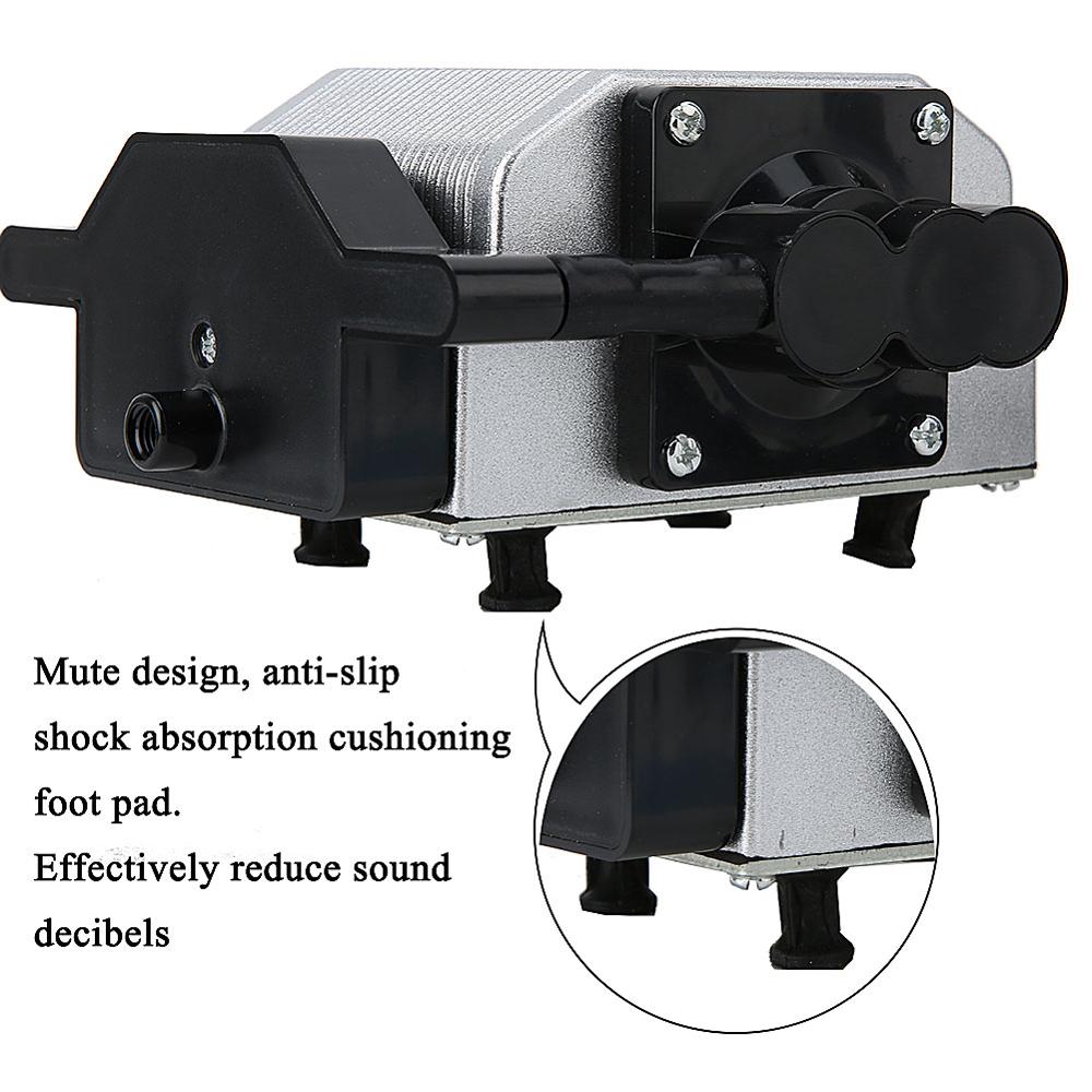 16w fisk pump akvarium luftpump stum legering justerbar syre luftare för fiskdamm akvarium 220-240v cn plugg