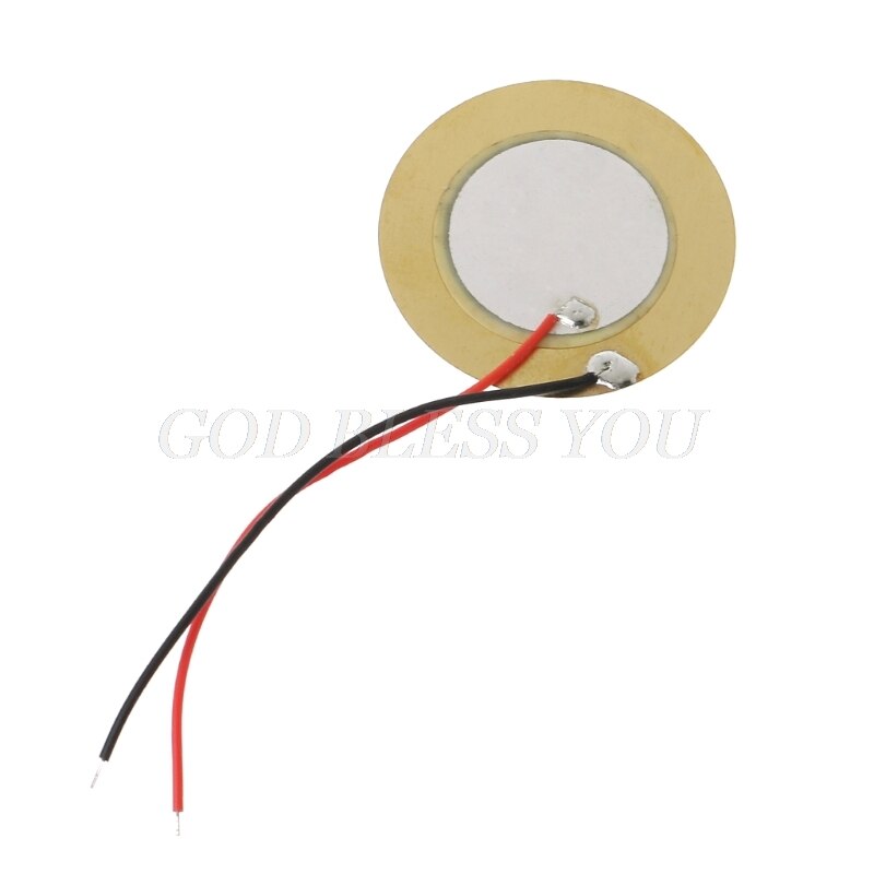 10 Pièces 35mm Éléments Piézo-électriques sonore Sondeur De Déclenchement Du Capteur Tambour Disque + Fil De Cuivre Directe