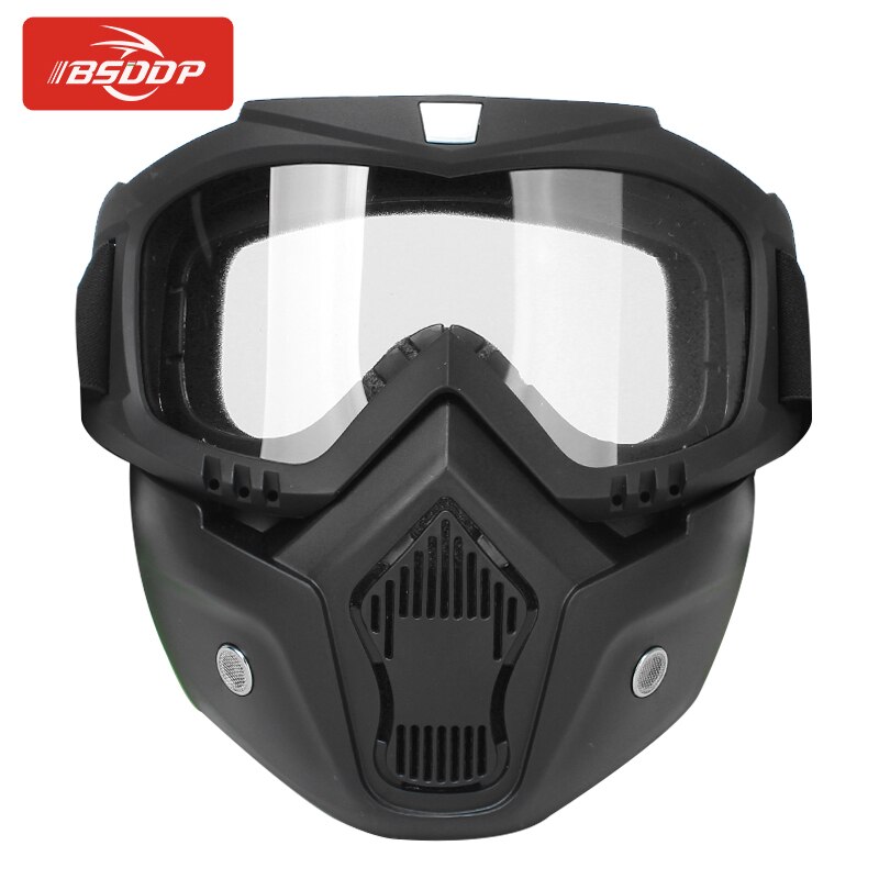 Lunettes de ski pour moto | Lunettes de neige, coupe vent, verre de ski, pour Triumph Victory, KTM Piaggio Honda: Marron