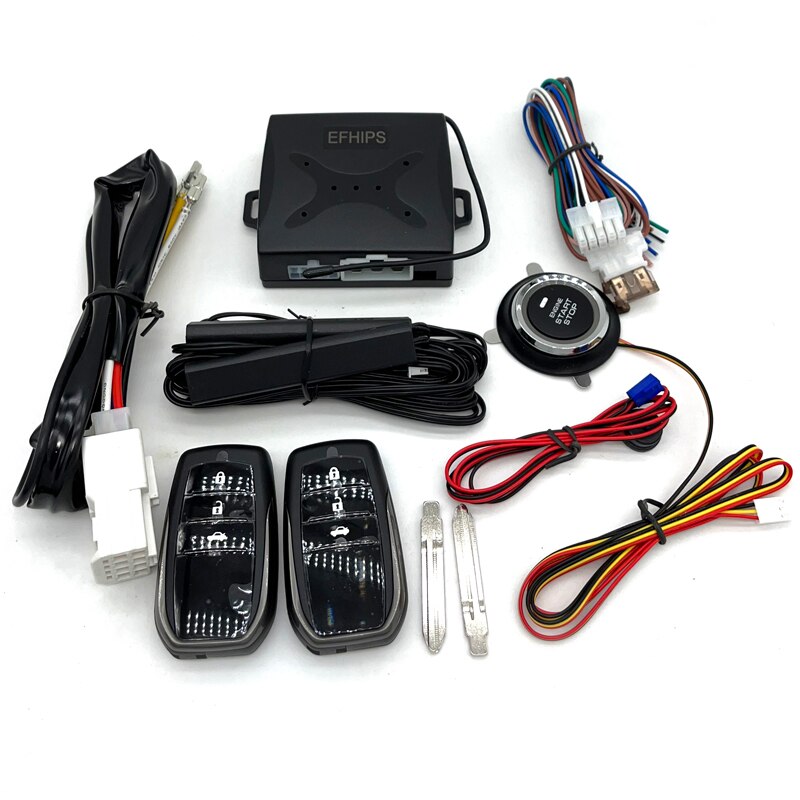 auto start stop keyless entry system engine start alarm system for Toyota