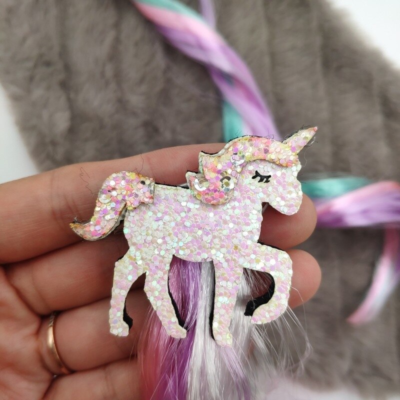1 Pc Leuke Meisjes Haarspeld Kind Twist Haar Clip Eenvoudige Barrette Eenhoorn Cartoon Haar Touw Accessoires Kids Pruik Touw Haar hoofd Slijtage