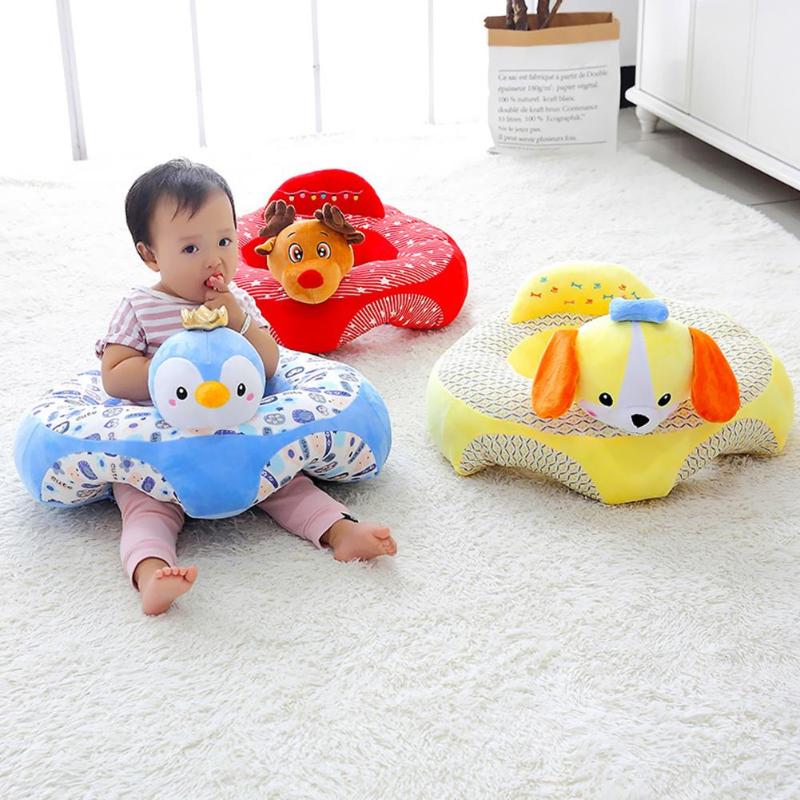 Baby Infant Sofa Seat Cover Baby Seat For Comfort Support Chair Delicate Feel No Hair For Sit Loss Color Learning Loss