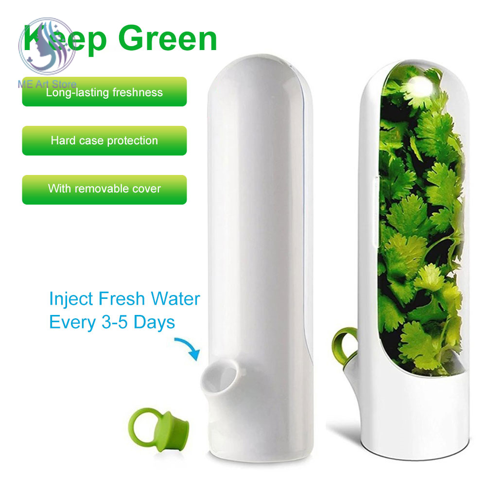 Opbevaring af urter, kapseletui, friskhedsbevaringsboks, koptype, opbevaringsbeholder til mad, grøntsagskonserveringsflaske, køkkentilbehør