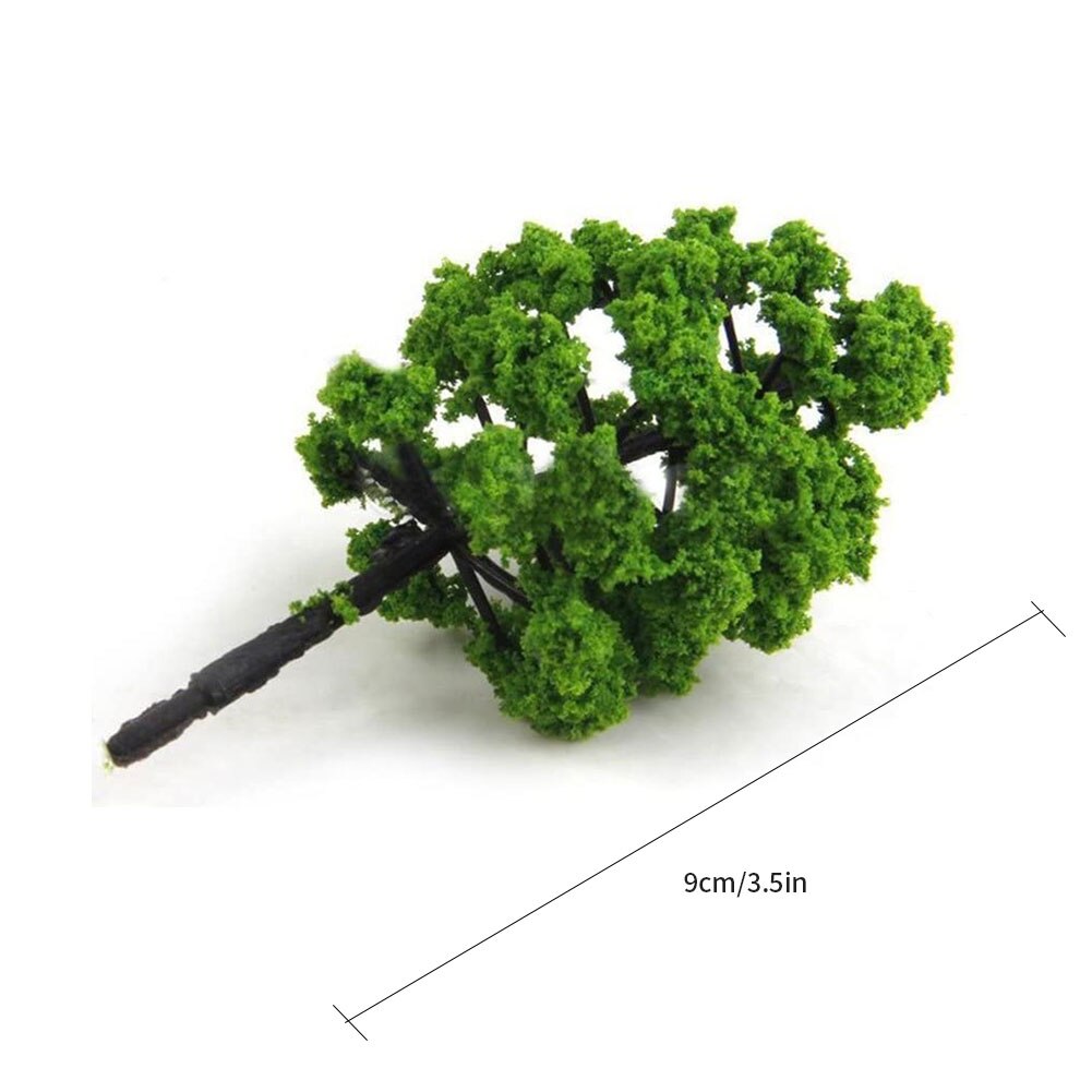 Plastic Miniature Model Trees Railroad Architecture Trees Scenery Chrismas Decoration Crafts For DIY Building Landscape 20PCS