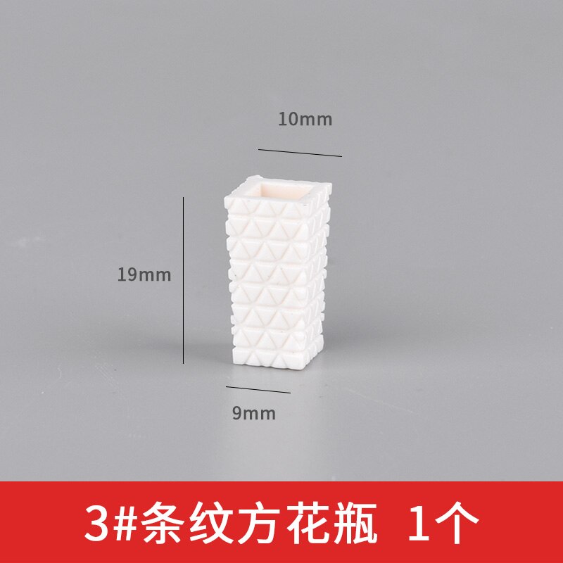 10 stk plast model vase bygge model materiale gør-det-selv sand bord gør mikro landskab matchende: 19mm