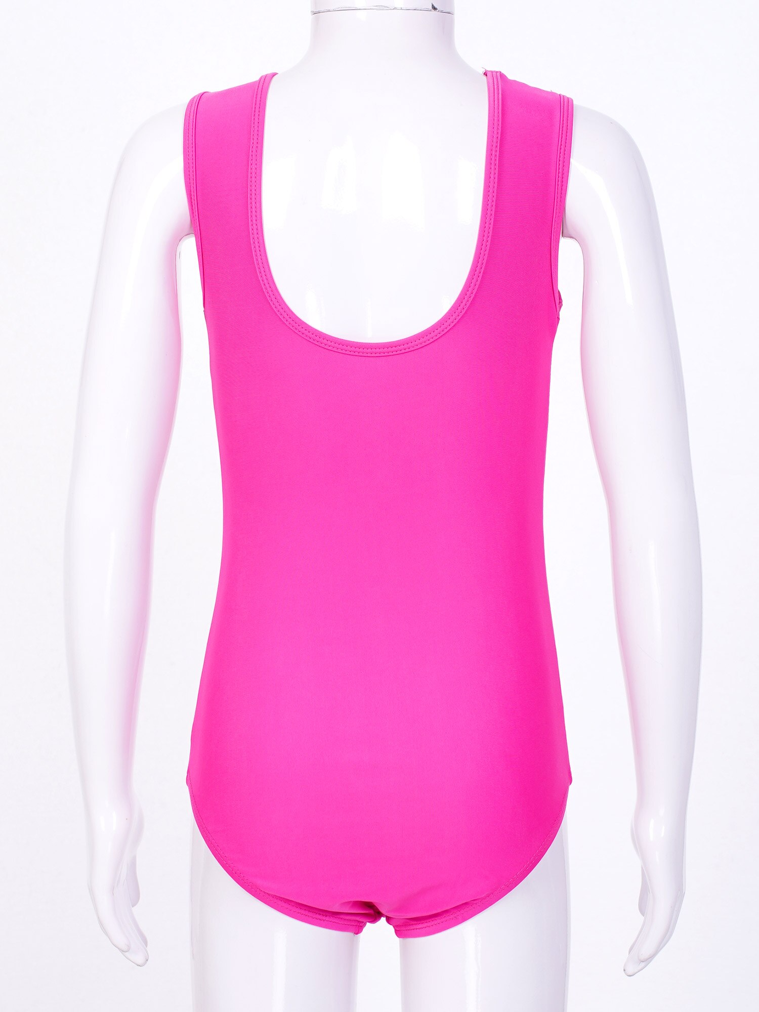 Combinaison de gymnastique pour filles, justaucorps une pièce, sans manches, paillettes, Patchwork, danse de Ballet