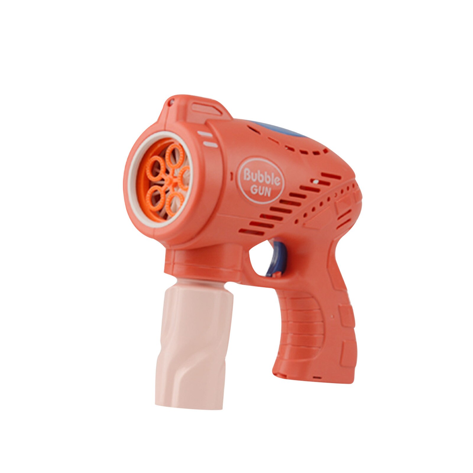 Nuovo lampeggiante illumina bambini spazio a cinque fori macchina per bolle magiche giocattoli da nuoto estivi forniture per matrimoni regalo di compleanno creatore di bolle: B