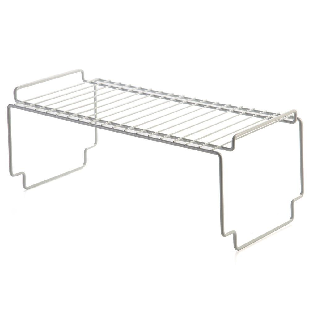 OTHERHOUSE Kitchen Storage Rack Closet Shelf Dish Drying Rack Spice Jars Seasoning Bottles Holder Shelves Kitchen Organizer: L White