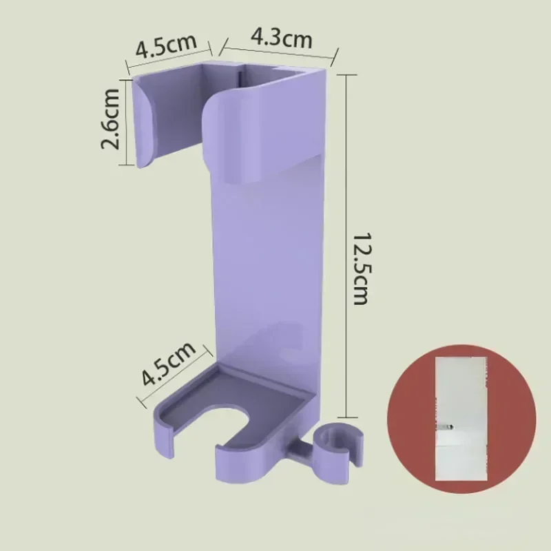 Neue Zauberstab Montiert Haar Trockner Organizer Badezimmer Lagerung Gestell Universal- Halfter für Pinsel Zubehör Platzsparende Wohnkultur: Gelb