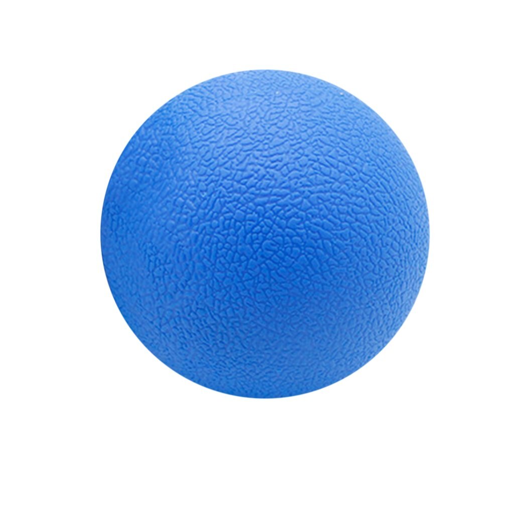 Fitness Verlichten Gym Enkele Bal Massage Bal Training Fascia Hockey Bal 6.3 Cm Massage Fitness Ballen Relax Spier Ballen: Black