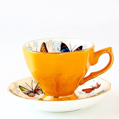 Tazas de café de cerámica para el desayuno, taza para la leche, té con bandeja, utensilios de cocina creativos, Prenest de boda y cumpleaños: Style 5